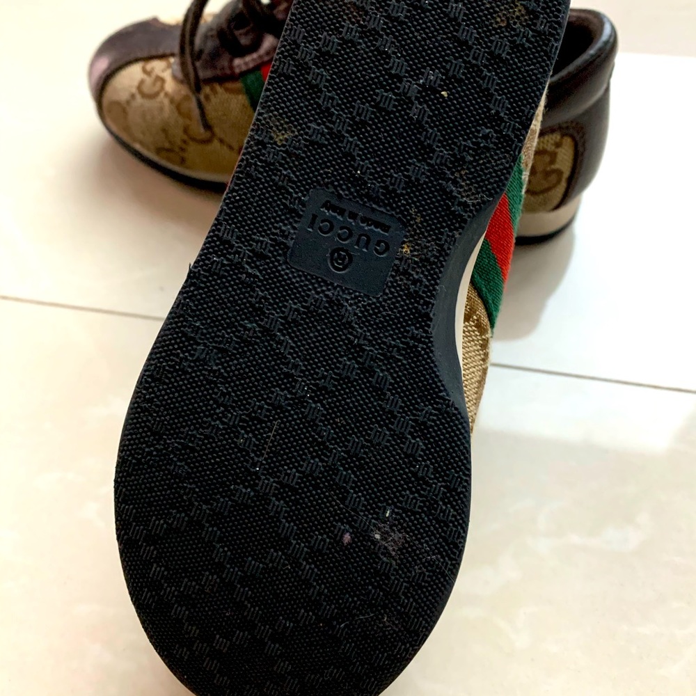 Gucci Kids Ace GG Sneakers-Size 25 - Picture 3 of 5